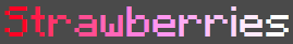 Strawberries Gradient Chat Color
